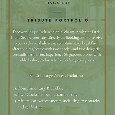 The Serangoon House, A Tribute Portfolio Hotel Singapur Exterior foto