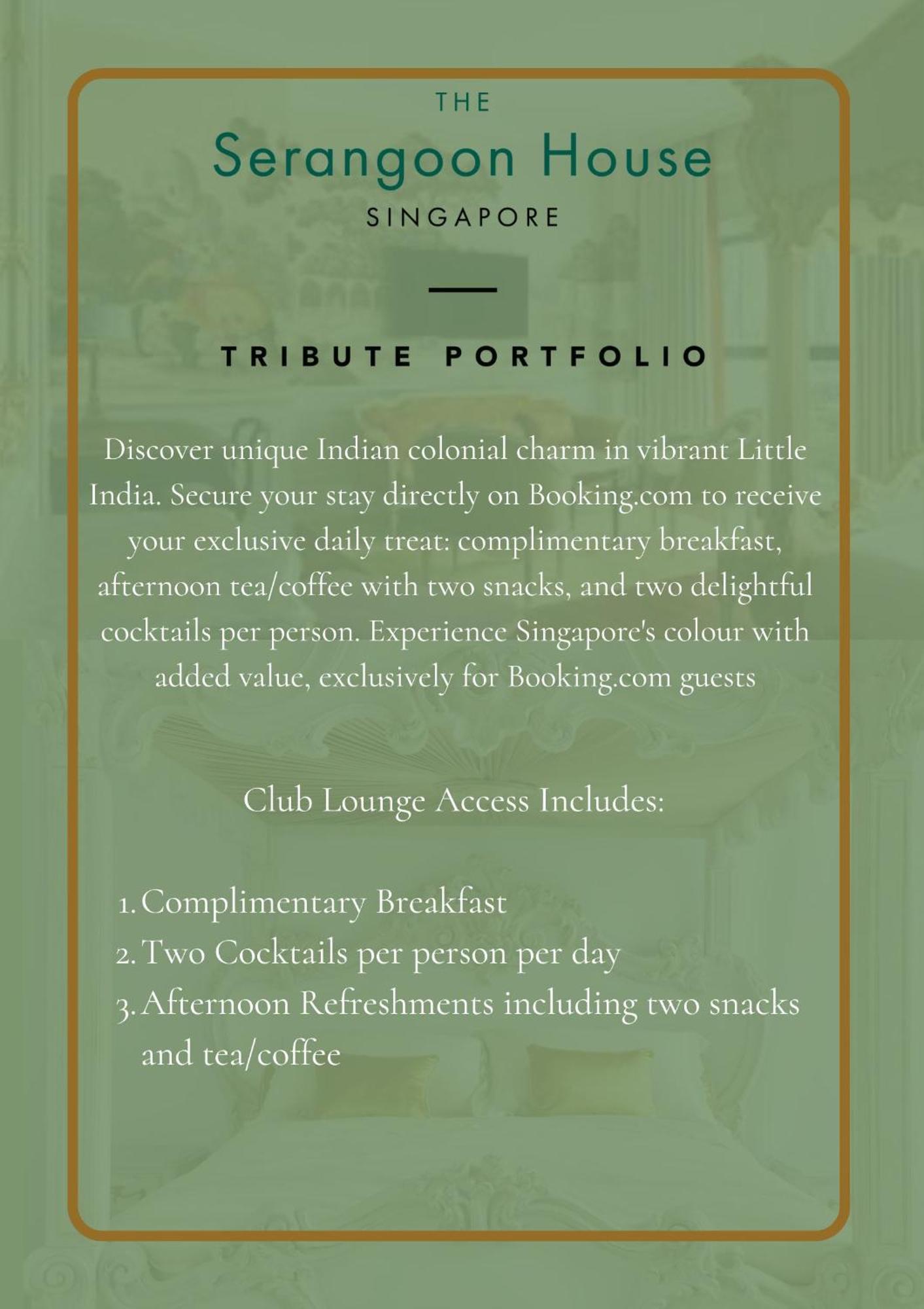 The Serangoon House, A Tribute Portfolio Hotel Singapur Exterior foto